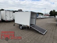 BLYSS Kofferanhänger F752413.15 HK 250x135x150cm 750 KG  - 100 KM/H - Zurrleisten - Heckstützen - Heckrampe