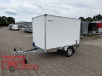 BLYSS Kofferanhänger F752413.15 HK 250x135x150cm 750 KG  - 100 KM/H - Zurrleisten - Heckstützen - Heckrampe