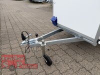BLYSS Kofferanhänger F752413.15 HK 250x135x150cm 750 KG  - 100 KM/H - Zurrleisten - Heckstützen - Heckrampe