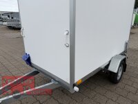 BLYSS Kofferanhänger F752413.15 HK 250x135x150cm 750 KG  - 100 KM/H - Zurrleisten - Heckstützen - Heckrampe