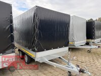 Aussteller /  EDUARD 3318 -GD- Hochlader, Bordwände 30cm -2000kg- Lfh: 72cm -155R13 mit Hochplane SP-Line