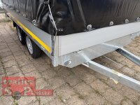 Aussteller /  EDUARD 3318 -GD- Hochlader, Bordwände 30cm -2000kg- Lfh: 72cm -155R13 mit Hochplane SP-Line