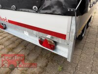 Aussteller /  EDUARD 3318 -GD- Hochlader, Bordwände 30cm -2000kg- Lfh: 72cm -155R13 mit Hochplane SP-Line
