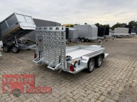 Saris MG 300 152 3000 2 S  VOLLALUBODEN - Tieflader Baumaschinentransporter mit Heckrampe