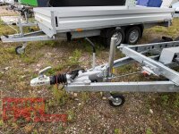 Gebraucht /  EDUARD 3318 -GD- 3 Seitenkipper, ALU Auffahrschienen, Bordwände 30cm -3500kg- E & H-Pumpe - Lfh: 63cm -195/50R13 mit 3318 - AufsatzBordwände pendelbar - 30cm hoch + Flachplane aus 03.2026