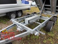 Gebraucht /  EDUARD 3318 -GD- 3 Seitenkipper, ALU Auffahrschienen, Bordwände 30cm -3500kg- E & H-Pumpe - Lfh: 63cm -195/50R13 mit 3318 - AufsatzBordwände pendelbar - 30cm hoch + Flachplane aus 03.2026