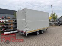 Gebraucht / EDUARD 4018 -GD- Hochlader, Bordwände 30cm -2700kg- Lfh: 63cm -195/50R13 mit Hochplane SP-Line RUNDDACH - ROLLFIX - Heckrollo aus