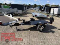 B-Ware / Lorries MT-1 BLACK EDITION Motorrad - Anhänger absenkbar und zum Zusammenklappen 13" ALU Felgen - 750 kg ungebremst - 100 KM/H