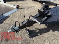 B-Ware / Lorries MT-1 BLACK EDITION Motorrad - Anhänger absenkbar und zum Zusammenklappen 13" ALU Felgen - 750 kg ungebremst - 100 KM/H