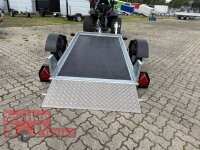 TPV ASU 2412/75 Absenkanhänger  247 x 124 cm - 750 KG mit Rampe - 100 KM/H