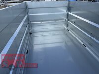 Brenderup BT4260SB 1500 KG Heckkipper - Handpumpe - Lfh: 66cm -195/50R13 mit HR Stahl-Blechaufsatz – 4-seitig pendelnd, galvanisch verzinkt