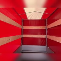 Aussteller /  Böckmann TL-AL 2513/75 ALU Tieflader Anhänger - ungebremst mit Hochplane SP-Line - Heckrollo