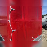 Aussteller /  Böckmann TL-AL 2513/75 ALU Tieflader Anhänger - ungebremst mit Hochplane SP-Line - Heckrollo