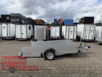 HUMBAUR HKT 183117 S I 310 x 176 I 1800 KG I Absenkanhänger mit Hydraulik mit Bordwandaufsatz Seiten- und Stirnwand 350 mm hoch Heckwand 500 mm