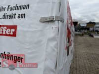B-Ware / TPV KD-EU2 Anhänger mit ORIGINAL Stahl Gestell und Werbeplane 115 cm (SB) - Stützrad - ungebremst - 13 pol. - Zurrösen - 100 KM/H