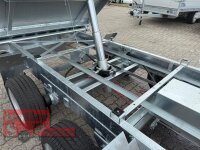Aussteller / HUMBAUR HTK 3500.31 PROSTEEL I 314 x 175 I 3500 KG I Dreiseitenkipper mit E-Pumpe - Rampenschacht mit Fuhrmann Stahl Bordwand + Bordwandaufsatz 40 cm  aus 05.2025