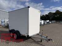 Aussteller / HUMBAUR HK 203015-20P FlexZurr - Kofferanhänger 2000 KG mit Überfahrwand 100 KM/H Stützen
