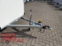 Aussteller / HUMBAUR HK 203015-20P FlexZurr - Kofferanhänger 2000 KG mit Überfahrwand 100 KM/H Stützen