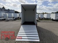 Aussteller / HUMBAUR HK 203015-20P FlexZurr - Kofferanhänger 2000 KG mit Überfahrwand 100 KM/H Stützen