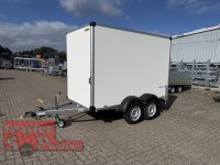 Aussteller / HUMBAUR HK 203015-20P FlexZurr - Kofferanhänger 2000 KG mit Überfahrwand 100 KM/H Stützen