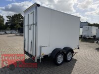 Aussteller / HUMBAUR HK 203015-20P FlexZurr - Kofferanhänger 2000 KG mit Überfahrwand 100 KM/H Stützen
