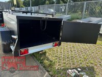 Aussteller /  TPV KT-EB3 Offroad Koffer SCHWARZ -  Deckelanhänger - gebremst mit Dachreling - 100 KM/H aus 2025