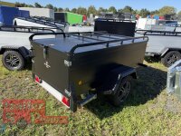 Aussteller /  TPV KT-EB3 Offroad Koffer SCHWARZ -  Deckelanhänger - gebremst mit Dachreling - 100 KM/H aus 2025