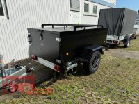 Aussteller /  TPV KT-EB3 Offroad Koffer SCHWARZ -  Deckelanhänger - gebremst mit Dachreling - 100 KM/H aus 2025