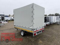 Aussteller /  EDUARD 2514 -GE- Hochlader, Bordwände 30cm -1350kg- Lfh: 63cm -195/50R13 mit Stützrad- Hochplane SP-Line - Automatikstützrad