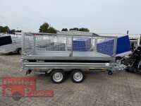 ABVERKAUF / Brenderup BT 5325 ST B 3500 KG - STAHL - HECKKIPPER 325 x 180 - Elektro Pumpe - Rampen - Stützen - Laubgitter 80 cm
