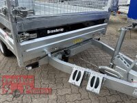 ABVERKAUF / Brenderup BT 5325 ST B 3500 KG - STAHL - HECKKIPPER 325 x 180 - Elektro Pumpe - Rampen - Stützen - Laubgitter 80 cm