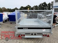 ABVERKAUF / Brenderup BT 5325 ST B 3500 KG - STAHL - HECKKIPPER 325 x 180 - Elektro Pumpe - Rampen - Stützen - Laubgitter 80 cm