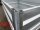 HUMBAUR HTK 3500.31 I 314 x 175 I 3500 KG I Dreiseitenkipper mit E-Pumpe - Rampenschacht mit HR Stahl-Blechaufsatz – 4-seitig pendelnd, galvanisch verzinkt