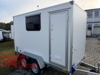 BLYSS Kofferanhänger F2030HTD, 305x150x180cm - Seitentür + Fenster - 100 KM/H - Zurrleisten - Heckstützen