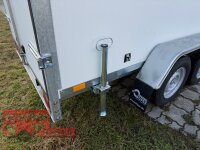 BLYSS Kofferanhänger F2030HTD, 305x150x180cm - Seitentür + Fenster - 100 KM/H - Zurrleisten - Heckstützen