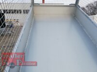EDUARD 2615 -GD- Heckkipper, Bordwände 30cm -2000kg- H-Pumpe - Lfh: 72cm -155R13 mit EDUARD 2615 - Laubgitter pendelbar - 70cm hoch
