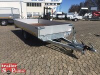 Eduard 1500 KG Hochlader - Gebremste Einzelachser - 3.1x1.6m - Ladehöhe:56 cm - 195/55R10 - Bordwände 30cm