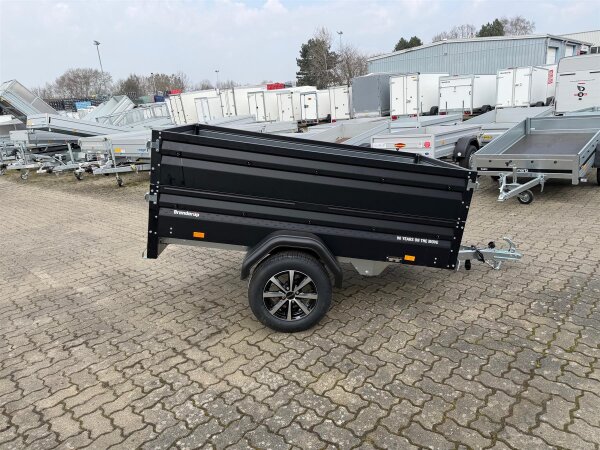 Brenderup Kastenaufatz ( SCHWARZ ) 35 cm - MONTIERT