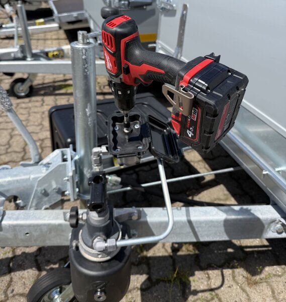 FLEXePUMPE und Handpumpe kombiniert ( Akkuschrauber nicht enthalten ) - montiert