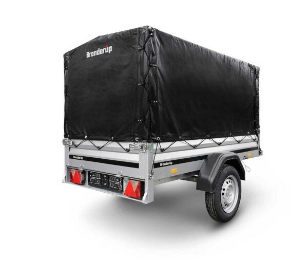 Brenderup Hochplane mit Gestell 94 cm - schwarz - lose beigelegt