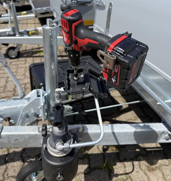 FLEXePUMPE und Handpumpe kombiniert ( Akkuschrauber nicht enthalten ) - montiert
